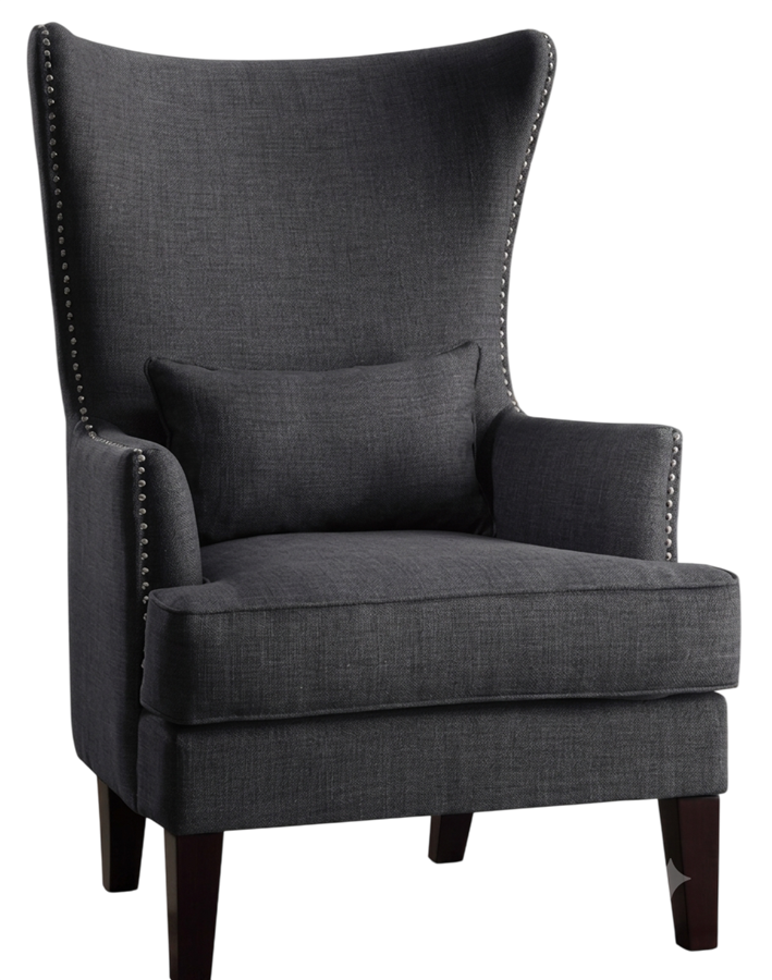 Wingback accent chair